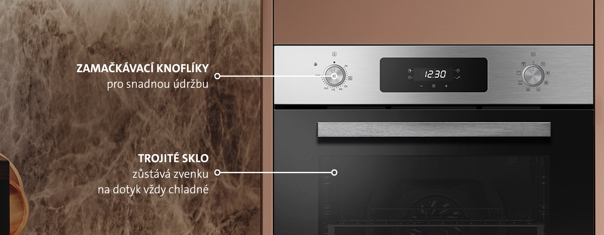 Vestavná trouba ETA 1786 nerezová