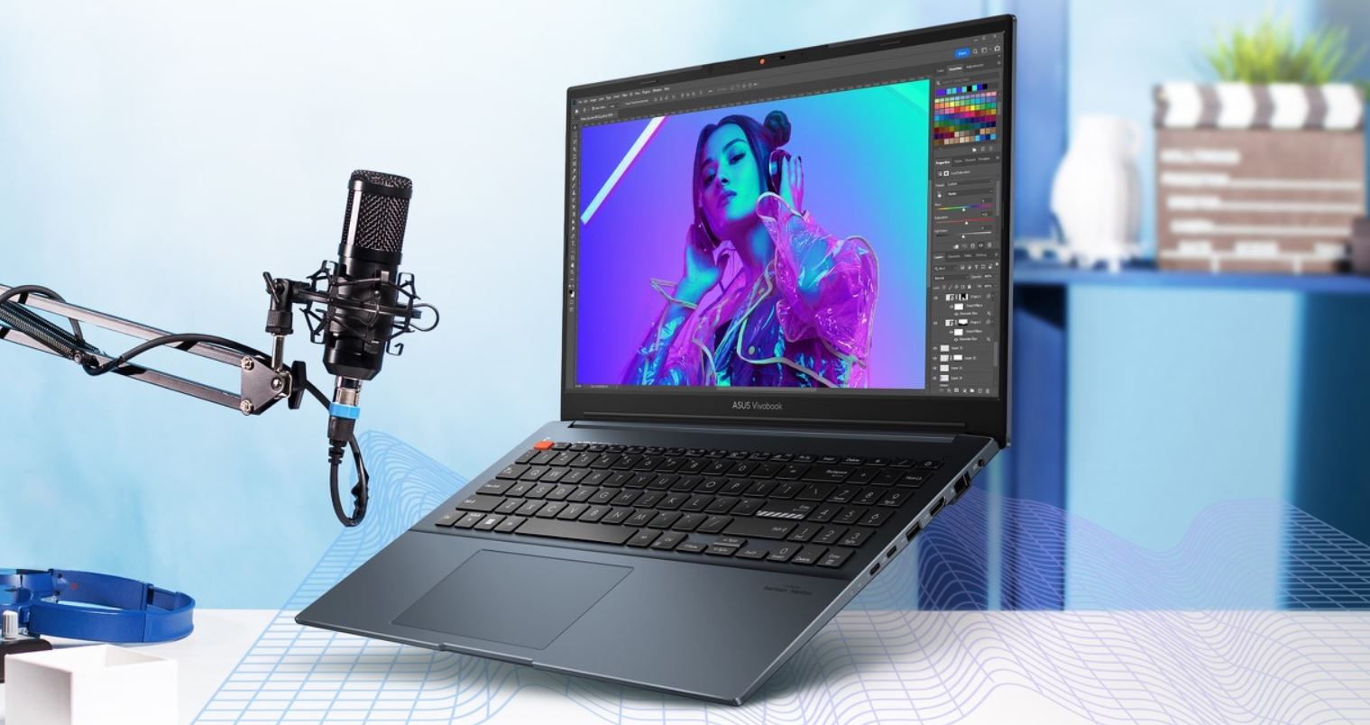 Herní notebook ASUS Vivobook Pro 16 OLED modrý  blue