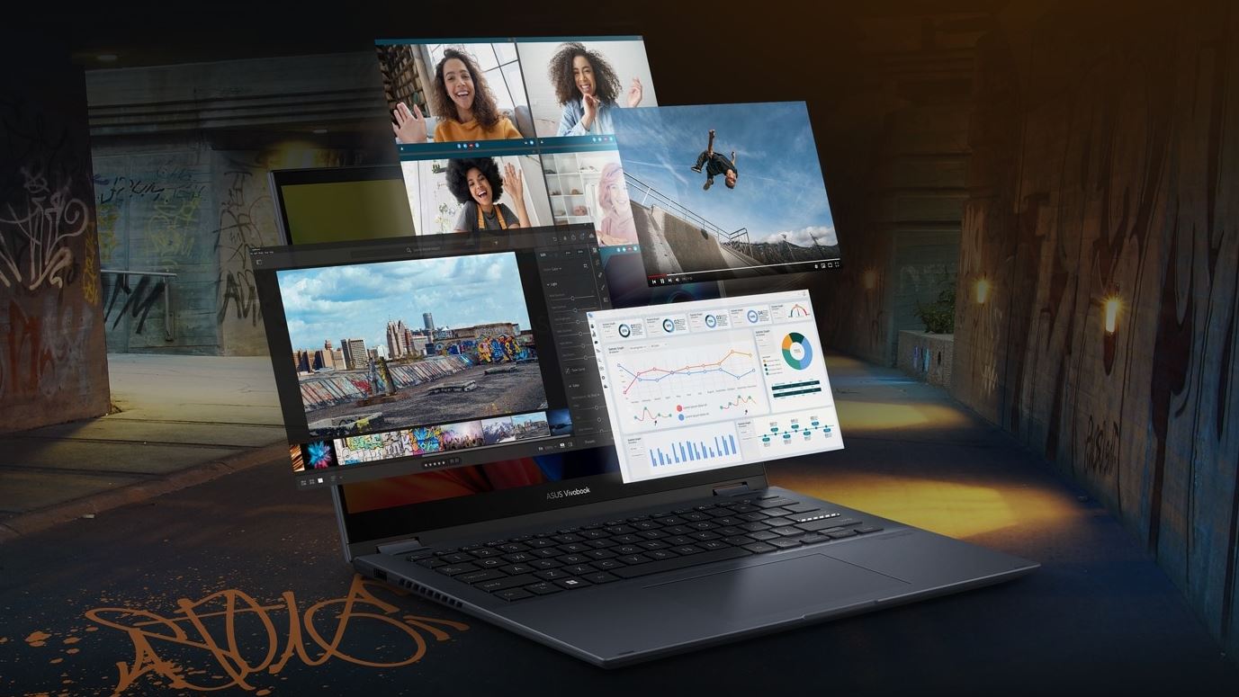 Notebook ASUS Vivobook S 14 Flip modrý blue