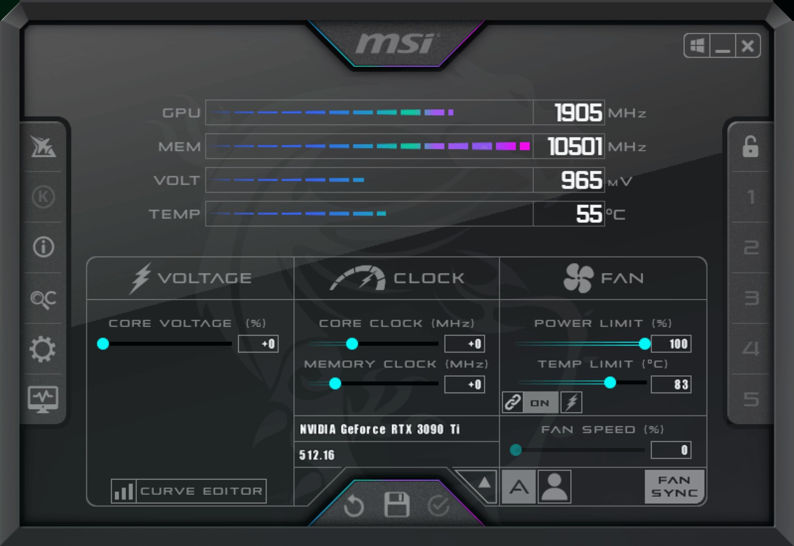 Grafická karta MSI GeForce RTX 4080 GAMING