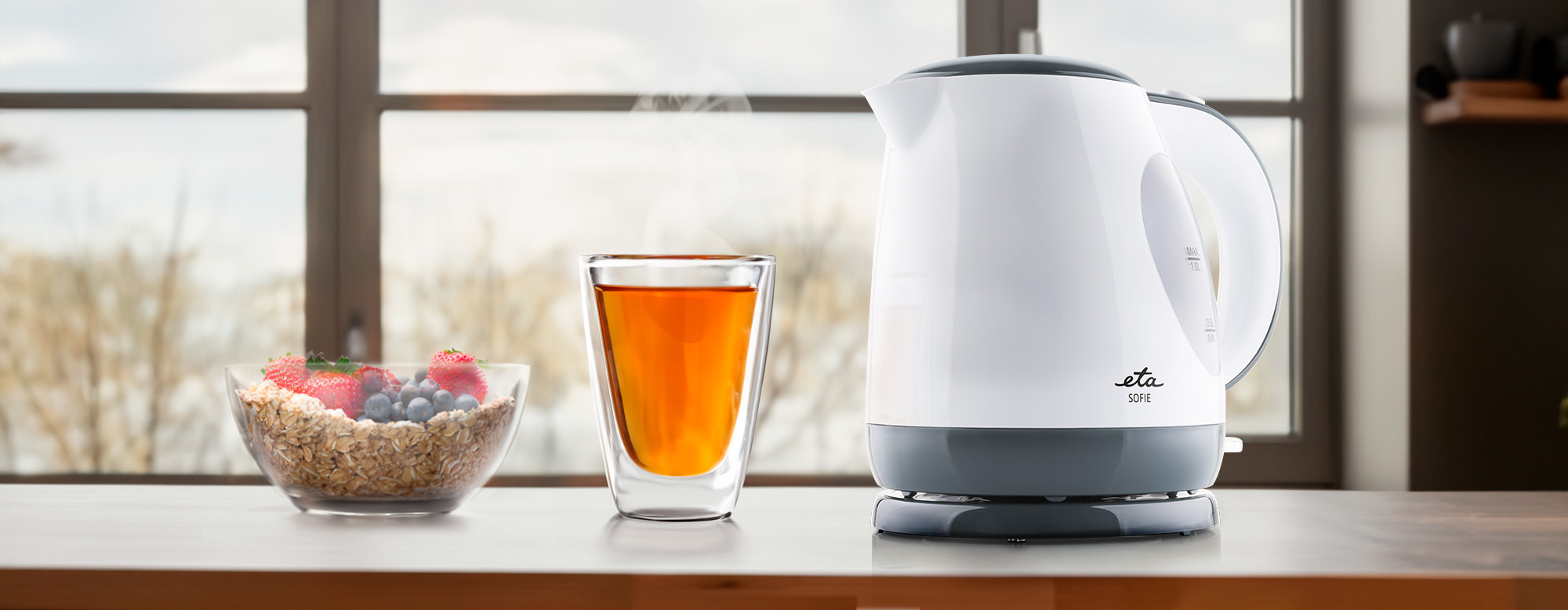 Rychlovarná konvice ETA 5604 bílý white