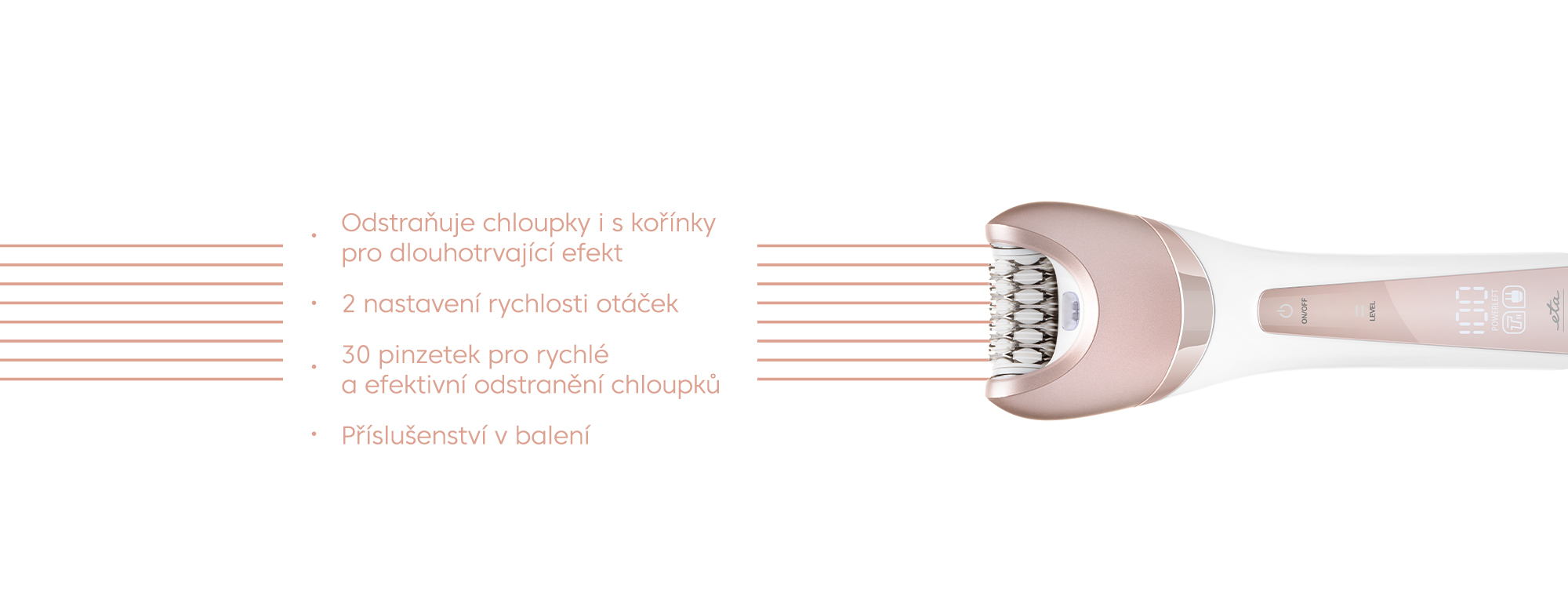 Epilátor ETA Fenité 3346