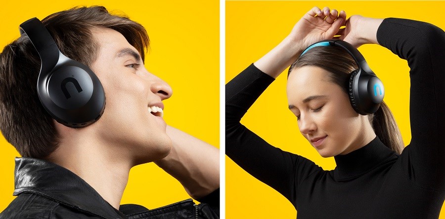 Bezdrátová sluchátka NICEBOY HIVE XL 3 Space černé black