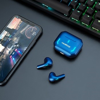 Bezdrátová sluchátka NICEBOY HIVE SpacePods modrá blue
