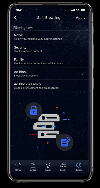Router ASUS RTAX5400 černý black