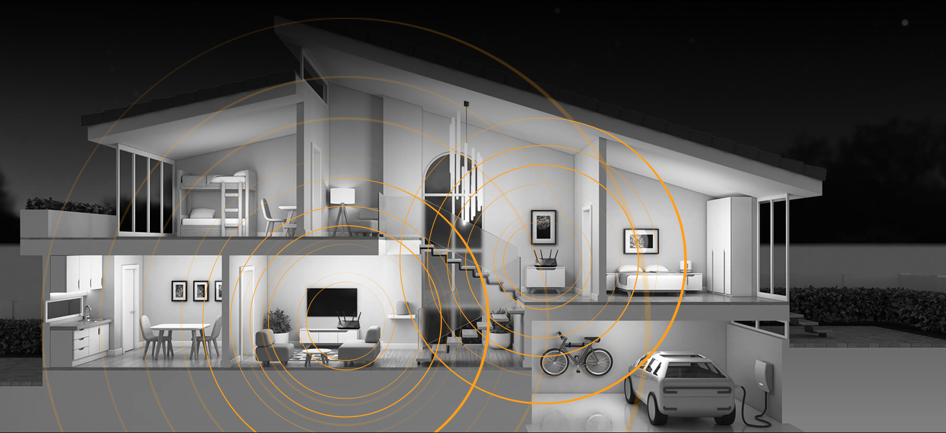 Router ASUS RTAX5400 černý black