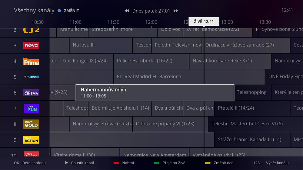 Multimediální centrum XtendLan Android TV box HK1T černý black