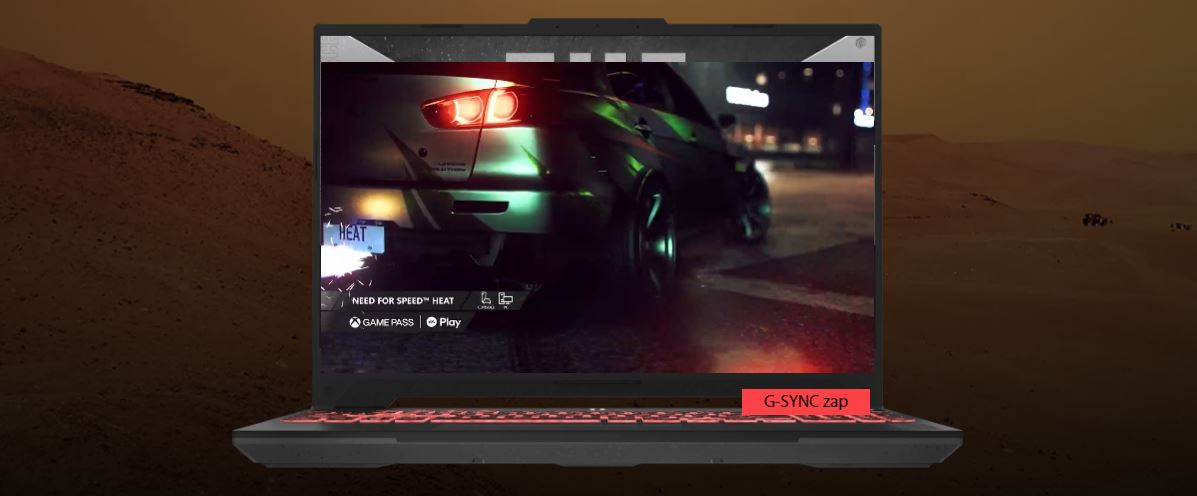 Notebook ASUS TUF Gaming A15 FA507NV šedý gray