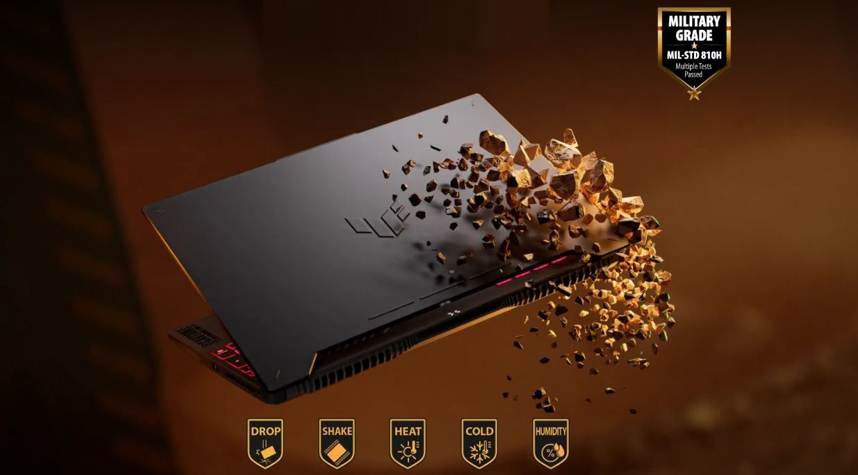 Notebook ASUS TUF Gaming A15 FA507NV šedý gray