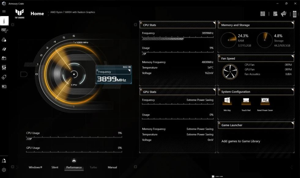 Herní notebook ASUS TUF Gaming A16 AE FA617XS černý black