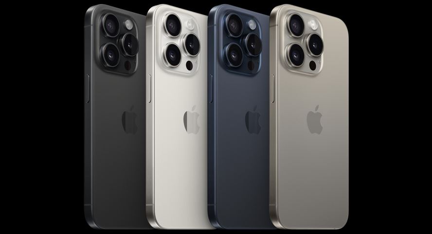 Mobilní telefon APPLE iPhone 15 Pro Max 256GB Natural Titanium