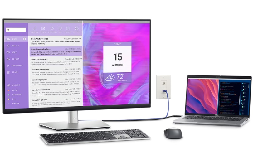 27 LED monitor DELL P2723DE IPS QHD