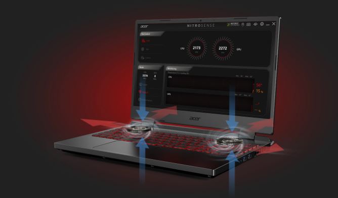 Herní notebook ACER NITRO 5 AN5175552KK černý black