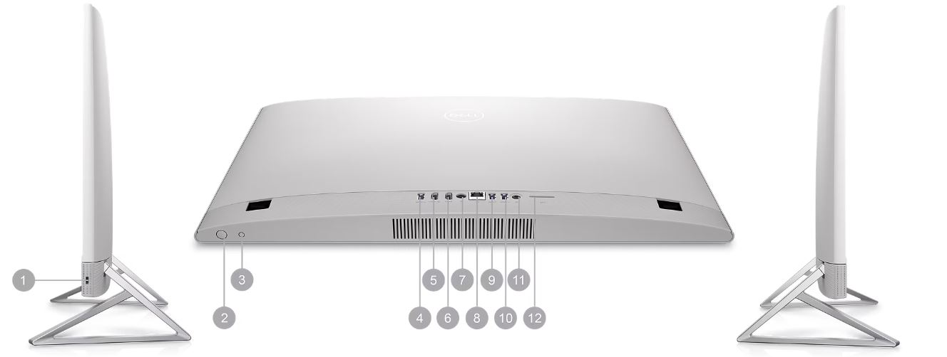 All In One PC DELL Inspiron 5415 bílý white