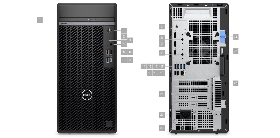 Počítač DELL Optiplex 7010+ MT černý black