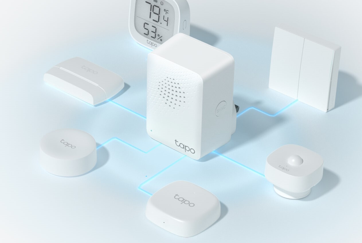 Chytrá domácnost TPLINK Tapo H100 Smart IoT Hub se zvonkem bilý white