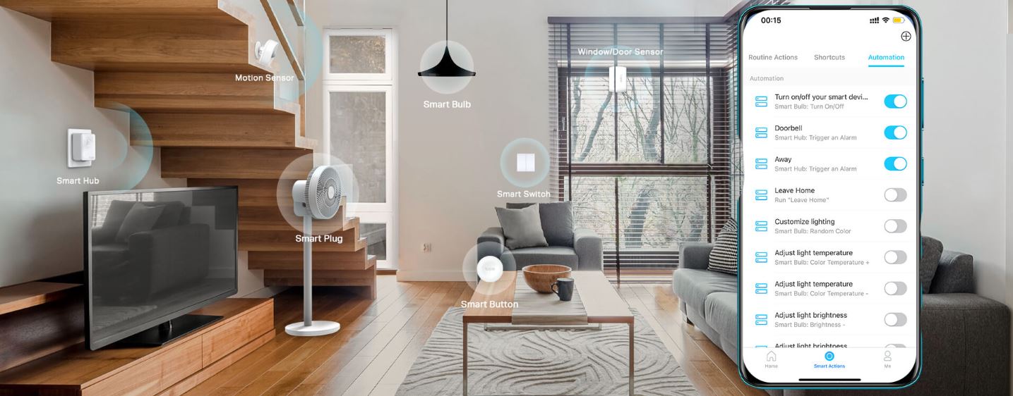 Chytrá domácnost TPLINK Tapo H100 Smart IoT Hub se zvonkem bilý white