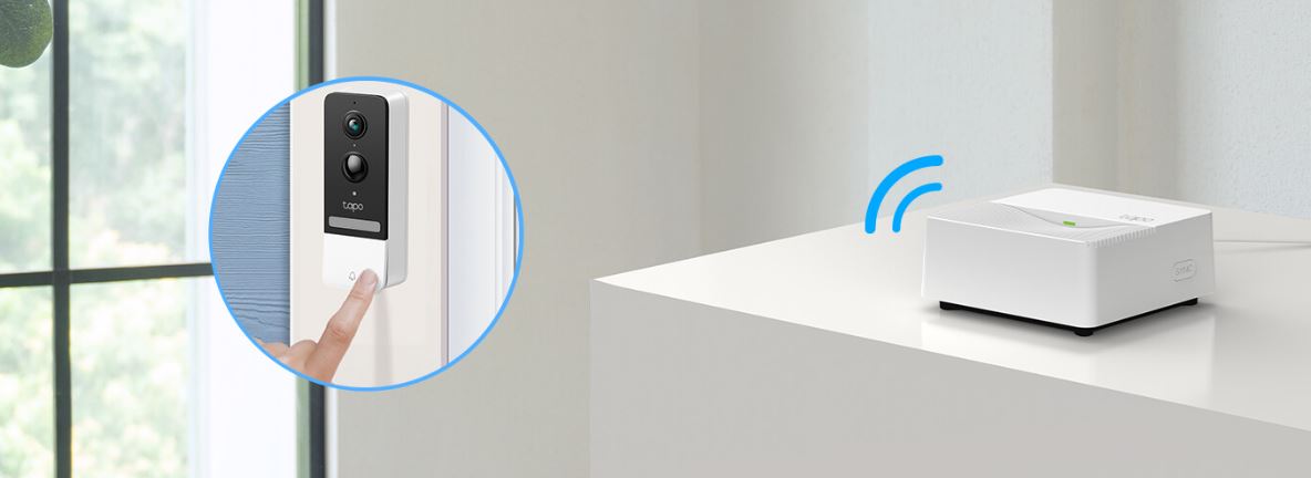 Centrální jednotka TPLINK Tapo H200 Smart IoT Hub se zvonkem bílá white