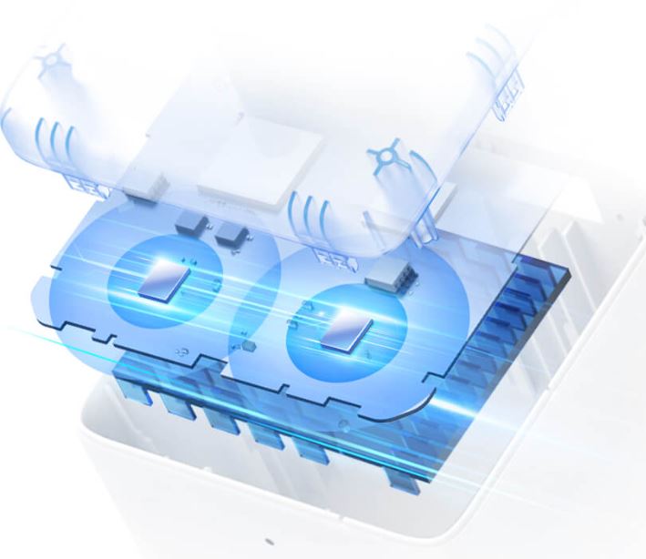 Domácí mesh systém MERCUSYS Halo H30G3pack bílá white
