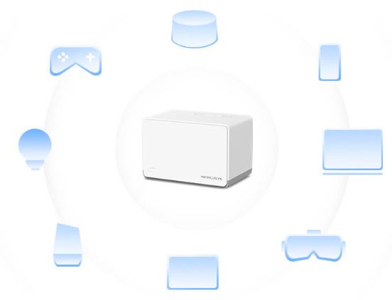 Domácí mesh systém MERCUSYS Halo H80X2pack bílá white