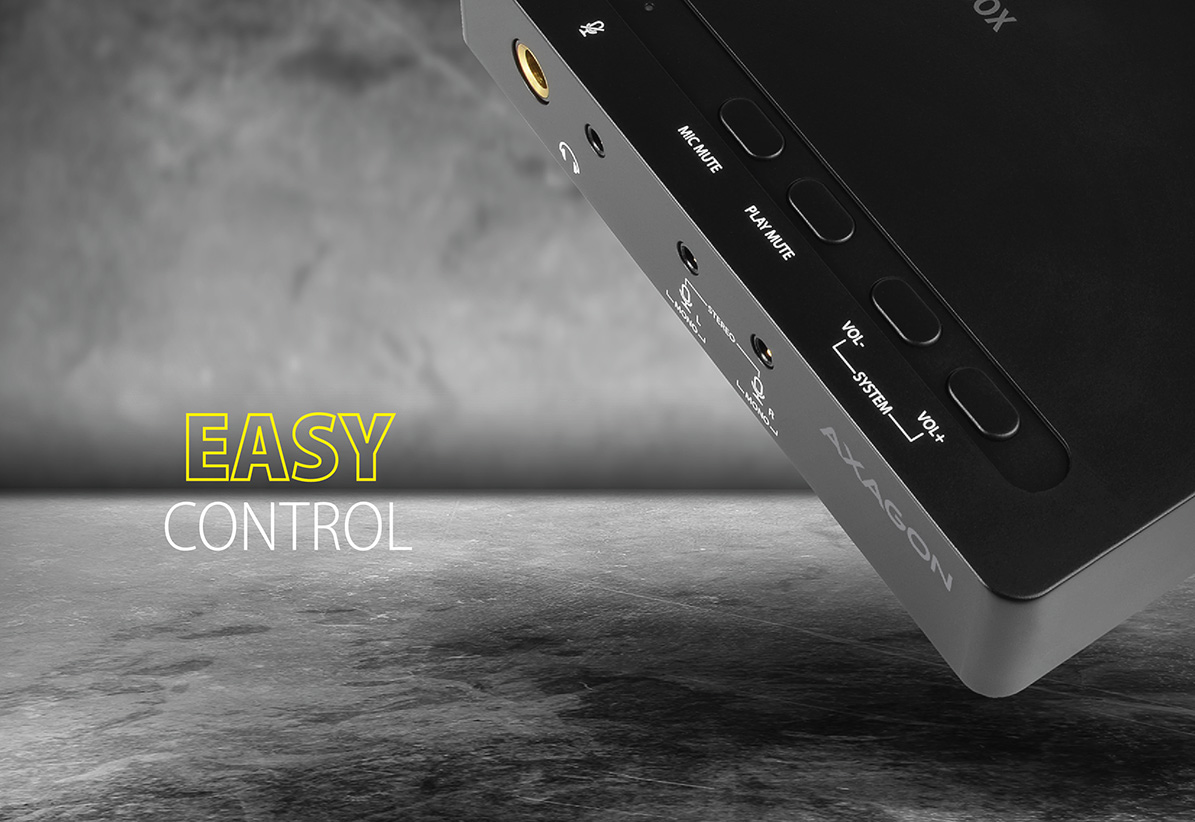 USB zvuková karta AXAGON ADA71 USB20  71 audio