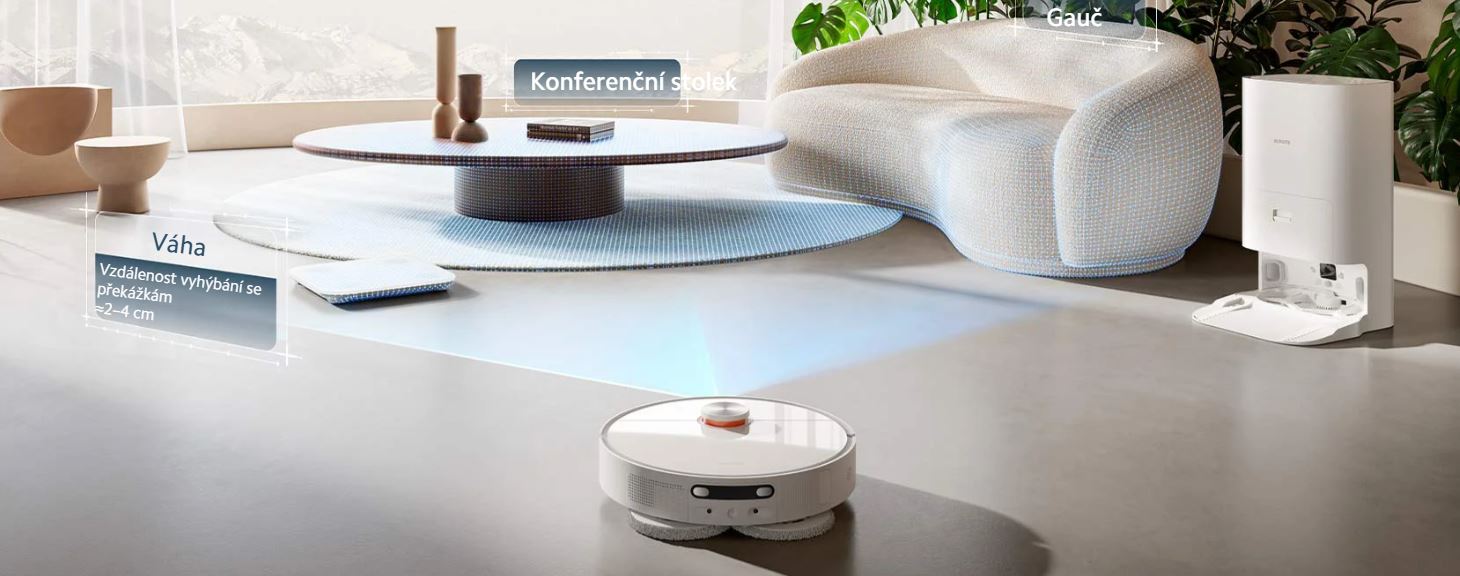 Robotický vysavač XIAOMI Robot Vacuum X10+ bílá white