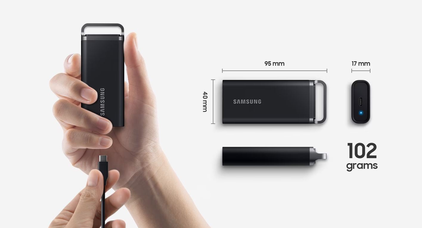 Externí SSD disk SAMSUNG T5 EVO 2TB černý