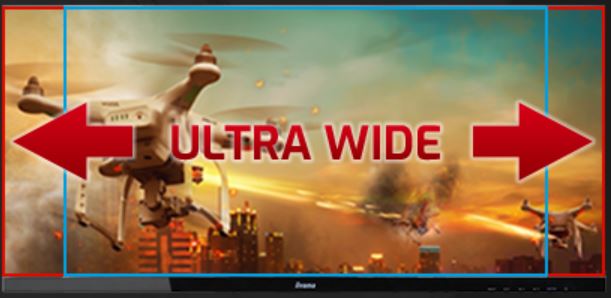 Prohnutý LED monitor iiYAMA GMaster GCB3480WQSUB1 34 černé black