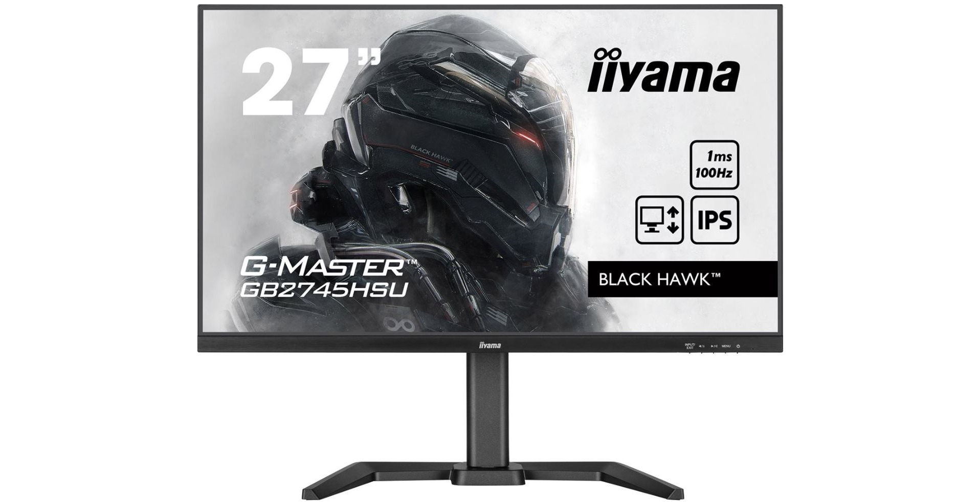 27 LED monitor iiYAMA GMaster GB2745HSUB1 černý black