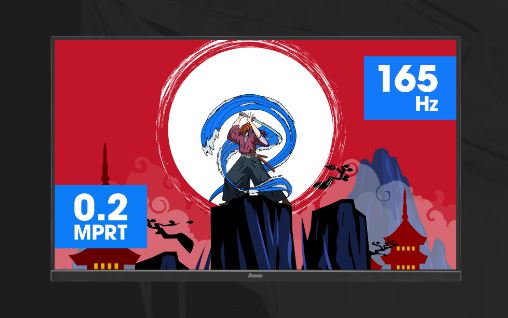 31 LED monitor iiYAMA GMaster GCB3280QSUB1 černý black