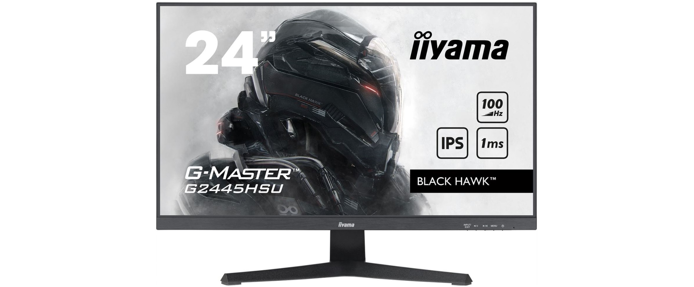 24 LED monitor iiYAMA GMaster G2445HSUB1 černý black