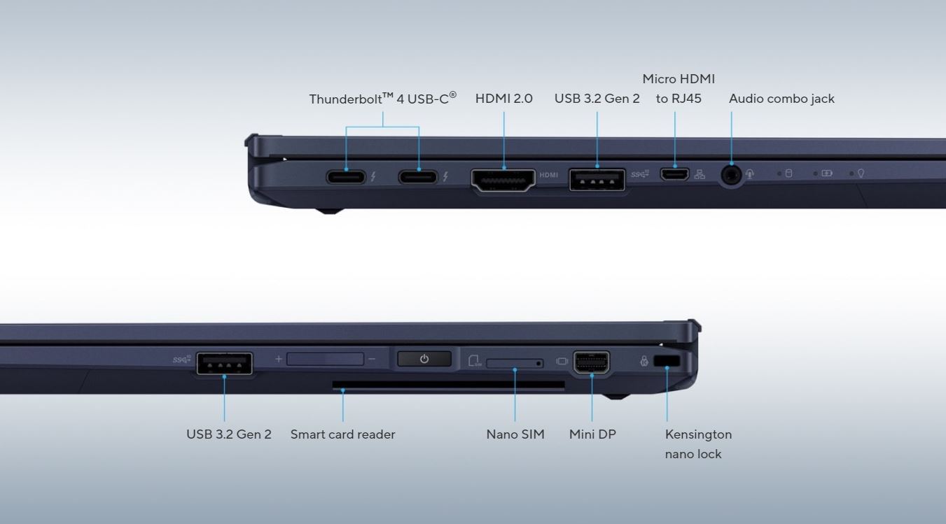 Notebook ASUS ExpertBook B7 Flip B7402FVA černý black