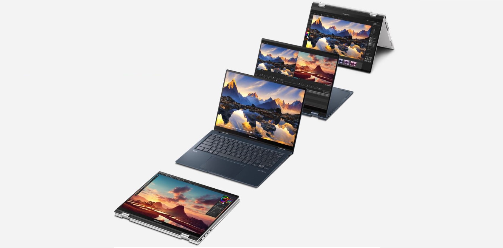 Notebook ASUS Zenbook Flip 14 OLED UP3404VA modrá blue