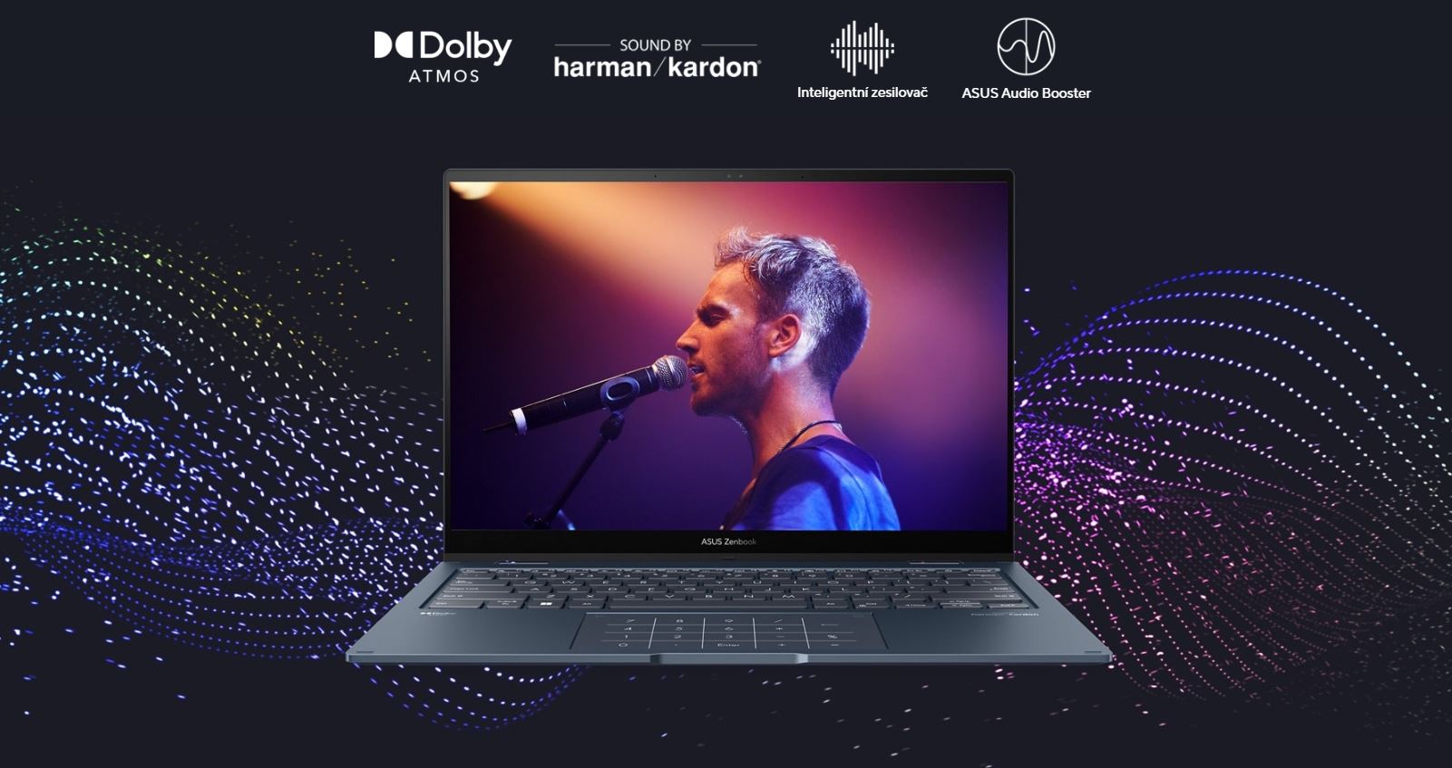 Notebook ASUS Zenbook Flip 14 OLED UP3404VA modrá blue