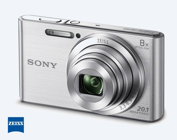 Digitální fotoaparát SONY CyberShot DSCW830 stříbrná silver