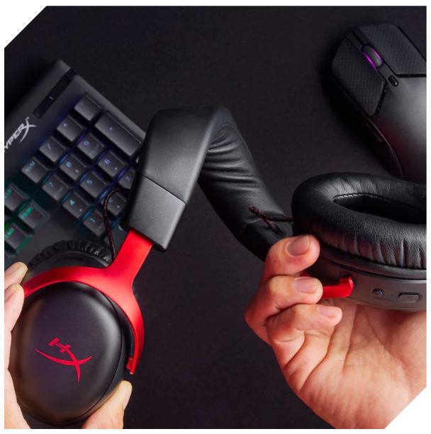 Bezdrátová herní sluchátka HyperX Cloud III Wireless Gaming Headset Red