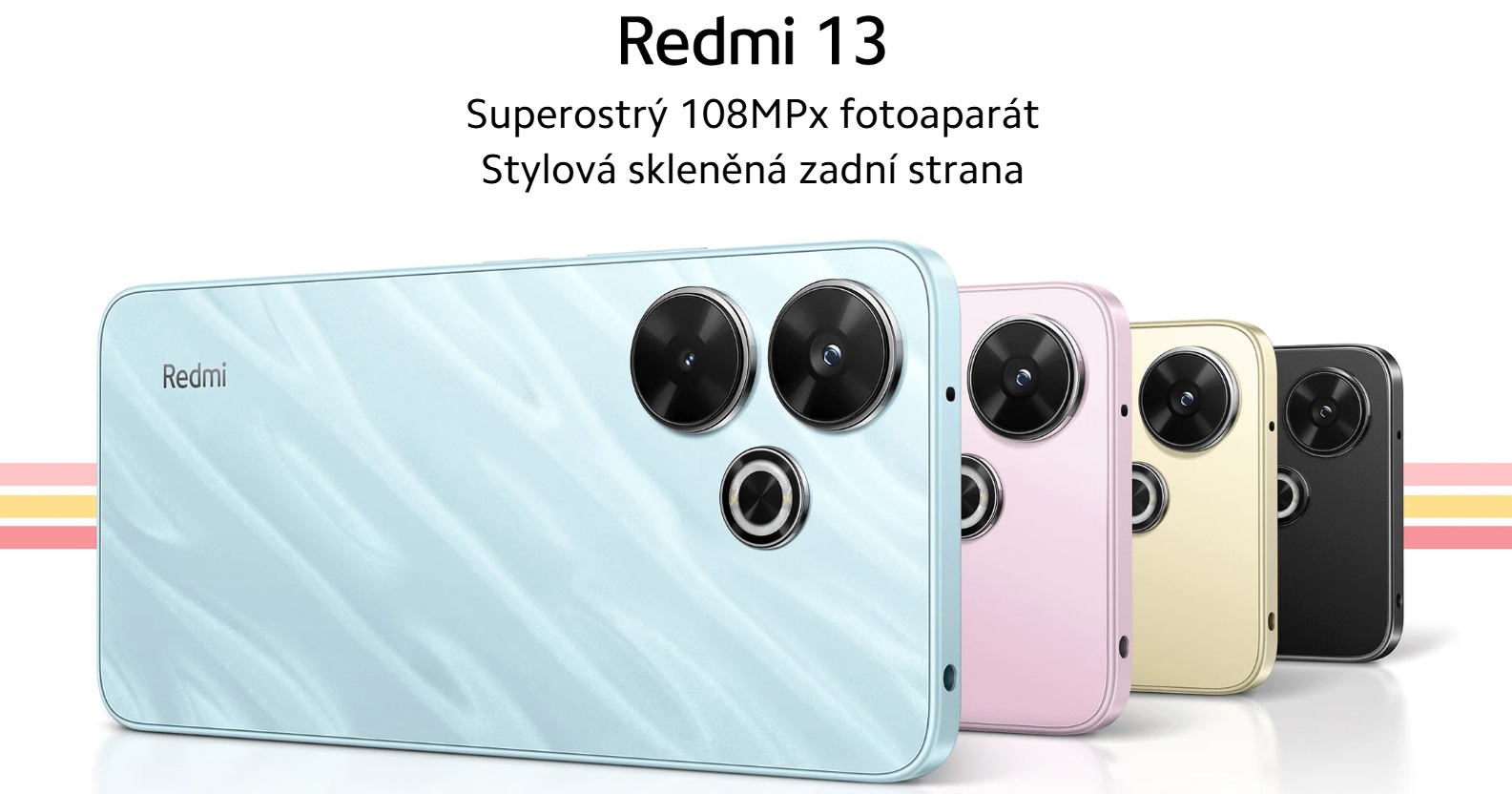 Mobilní telefon XIAOMI Redmi 13 6GB128GB růžový pink