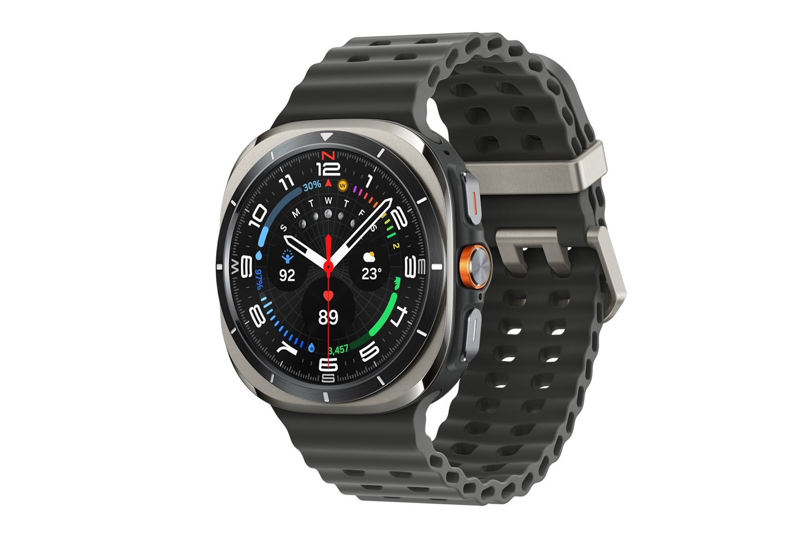 Chytré hodinky SAMSUNG Galaxy Watch Ultra 47mm Titanium SilverSport BandGray