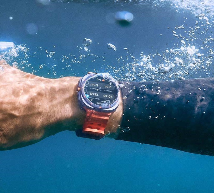 Chytré hodinky SAMSUNG Galaxy Watch Ultra 47mm Titanium SilverSport BandGray