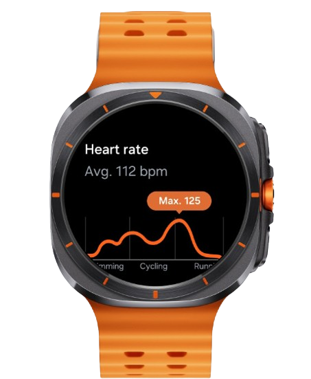 Chytré hodinky SAMSUNG Galaxy Watch Ultra 47mm Titanium SilverSport BandGray