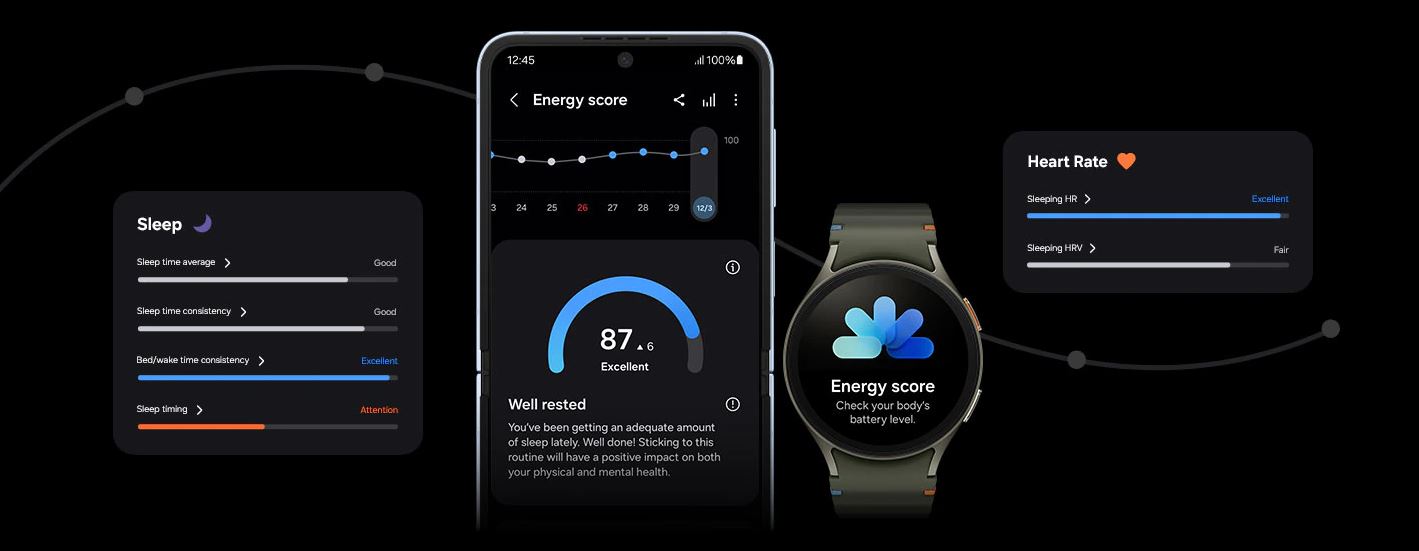 Chytré hodinky SAMSUNG Galaxy Watch 7 LTE 44mm GreenSport BandGreen