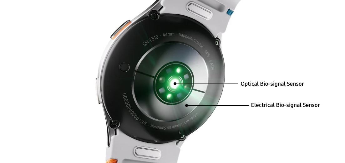 Chytré hodinky SAMSUNG Galaxy Watch 7 44mm SilverSport BandSilver