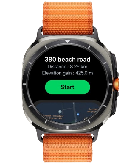 Chytré hodinky SAMSUNG Galaxy Watch Ultra 47mm Titanium GraySport BandOrange
