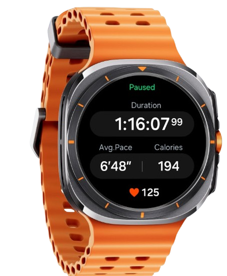 Chytré hodinky SAMSUNG Galaxy Watch Ultra 47mm Titanium WhiteSport BandWhite