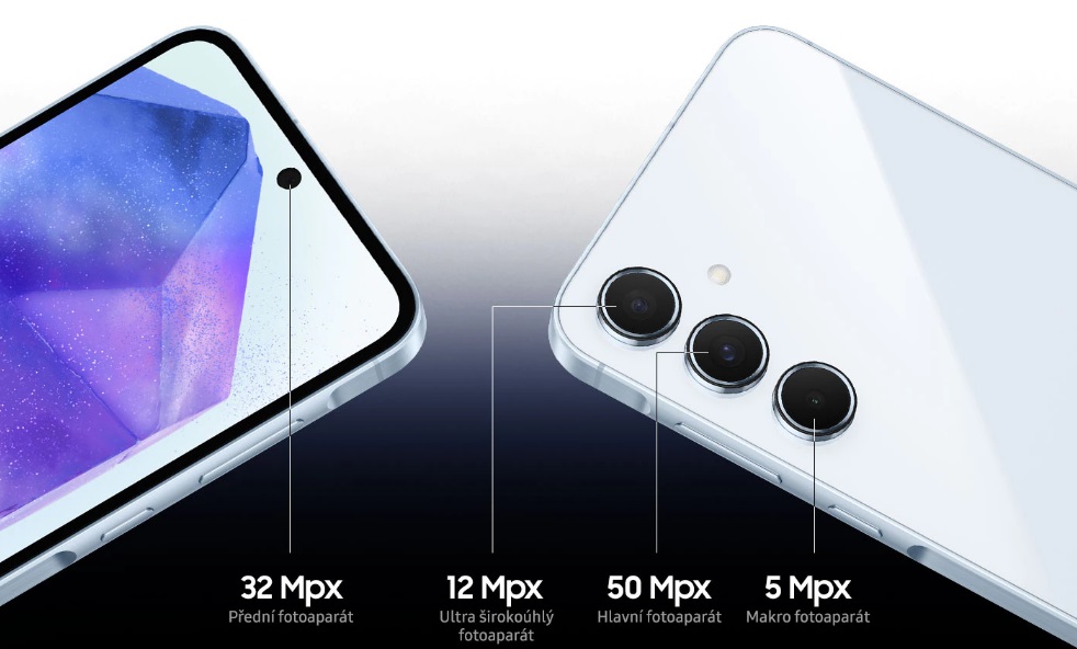 Mobilní telefon SAMSUNG Galaxy A55 5G 8GB128GB Awesome Iceblue