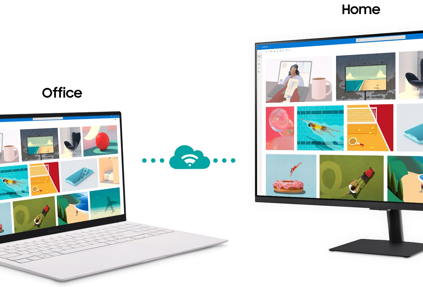 32 LED monitor SAMSUNG Smart Monitor M7