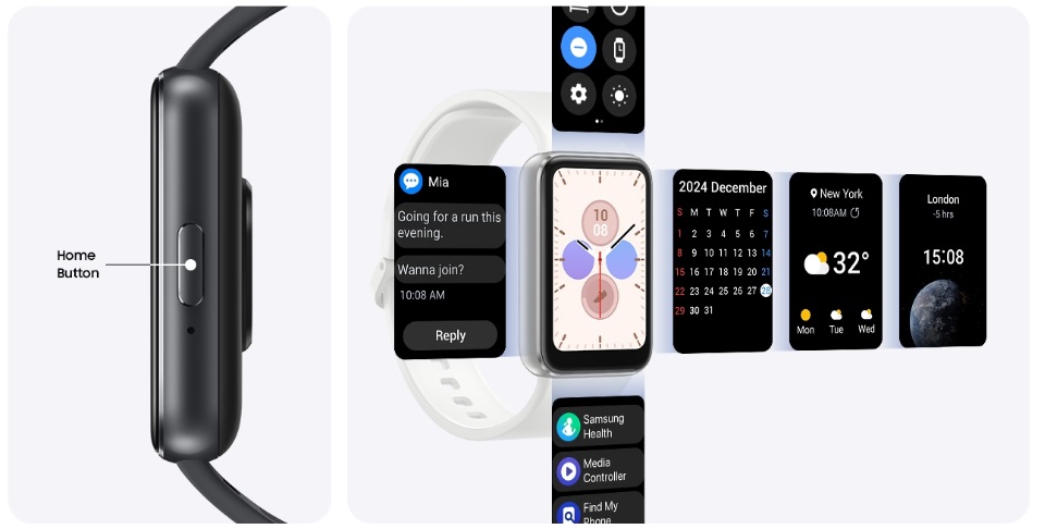 Fitness náramek SAMSUNG Galaxy Fit3 Gray