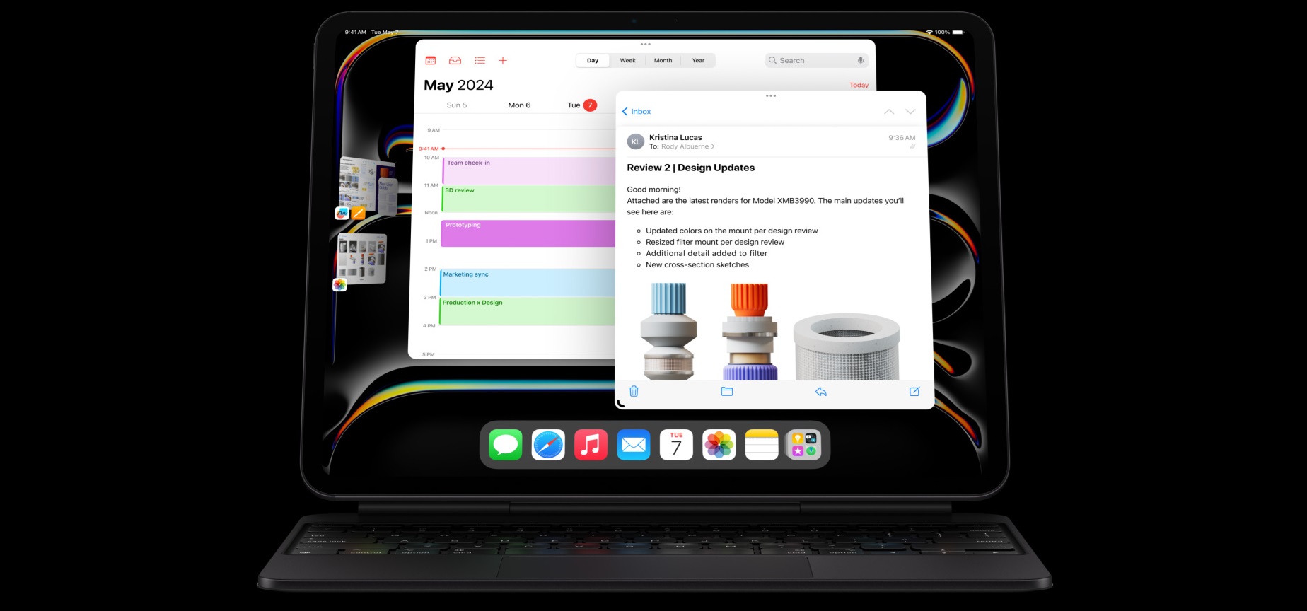 Tablet APPLE iPad Pro 13 WiFi 256GB  Silver 2024