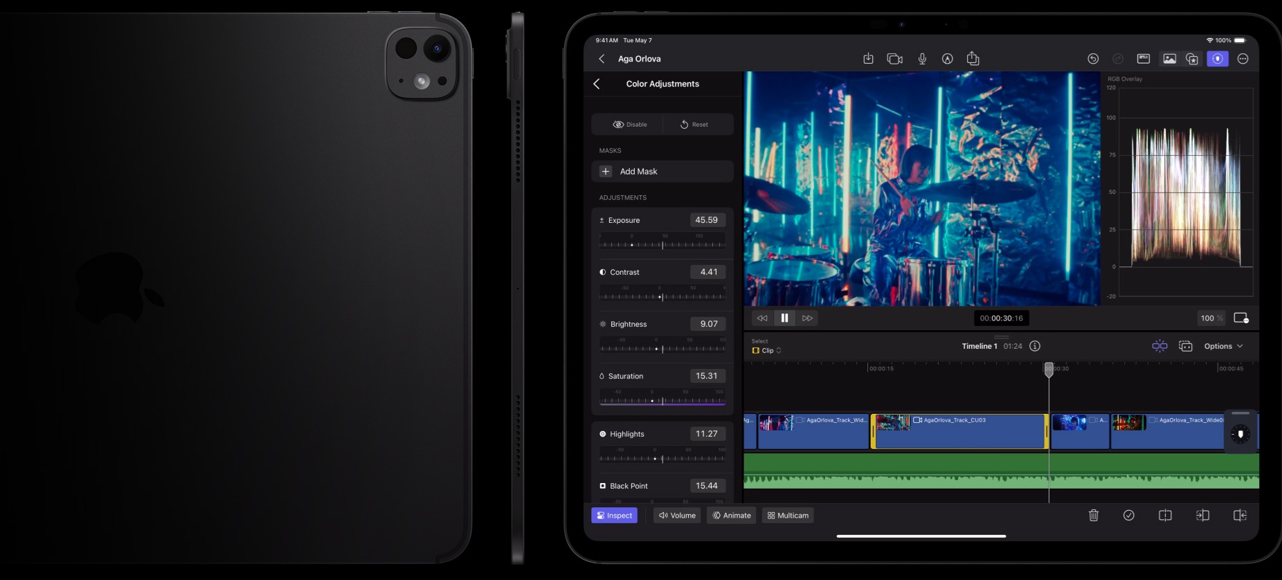 Tablet APPLE iPad Pro 13 WiFi + Cellular 1TB  Space Black 2024