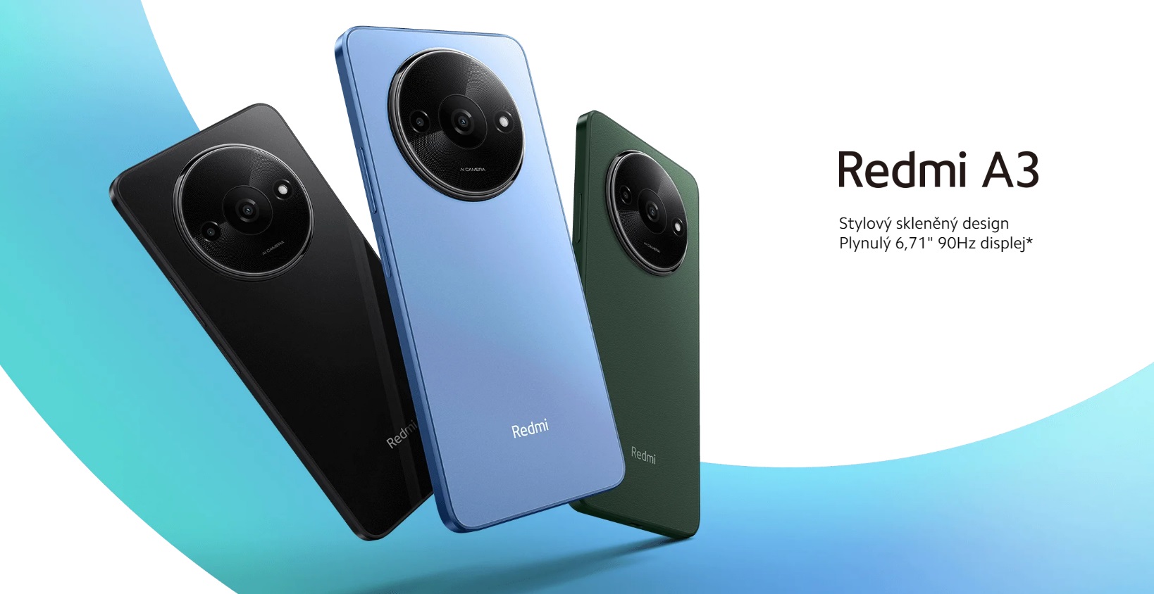 Mobilní telefon XIAOMI Redmi A3 3GB64GB Midnight Black